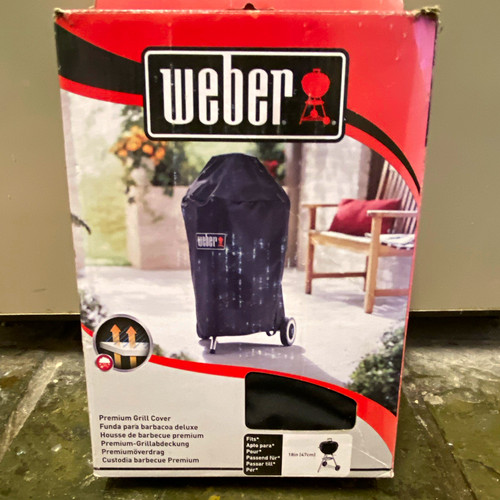 Weber premium kettle bbq cover - bbq,