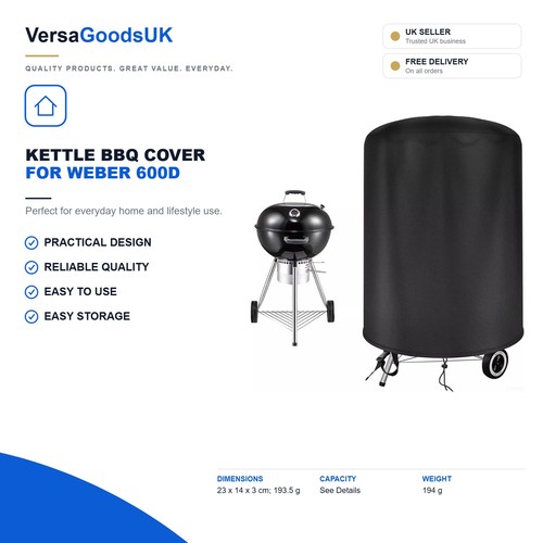 Kettle bbq cover for - kettle, weber