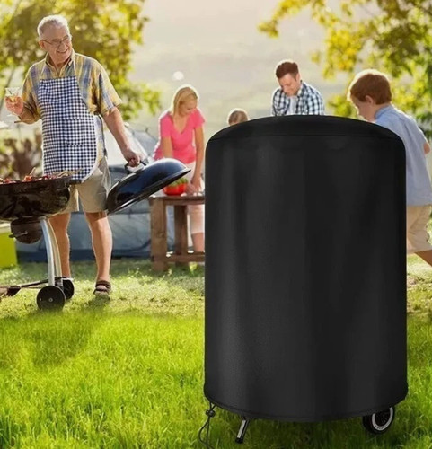 Round outdoor grill - round, for